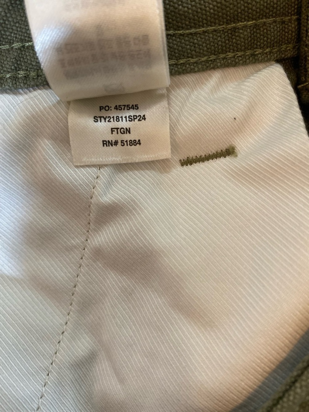 NWOT Patagonia Women's Field Work Trail Pants Fatique Green Size 6 - Picture 7 of 8